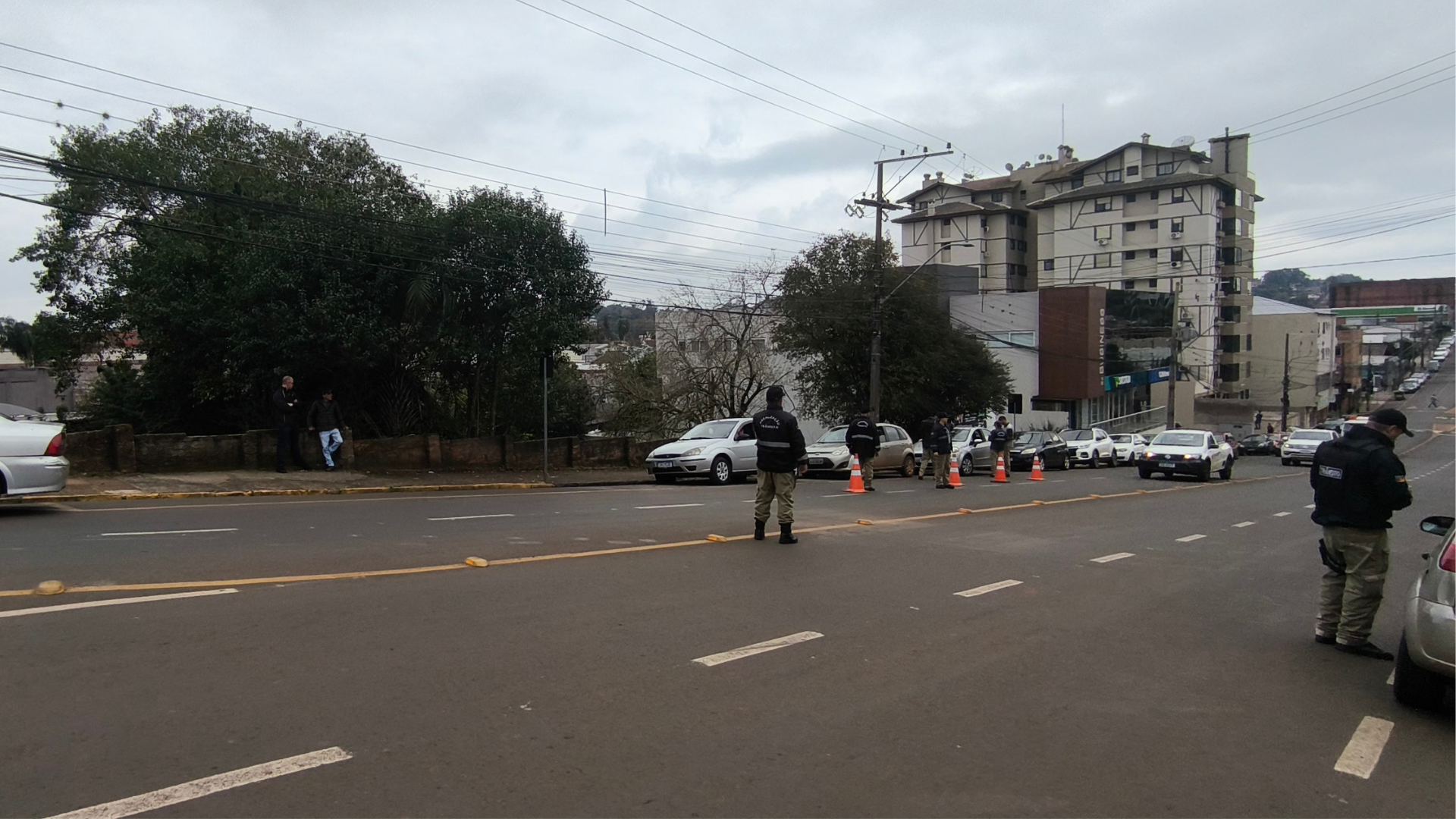 DMT de Panambí realizou operação de fiscalização  na manhã desta quinta feira.