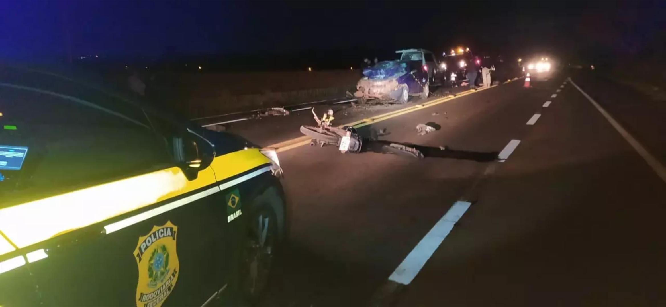 Motociclista de 30 anos morre em acidente na BR-472 Santa Rosa