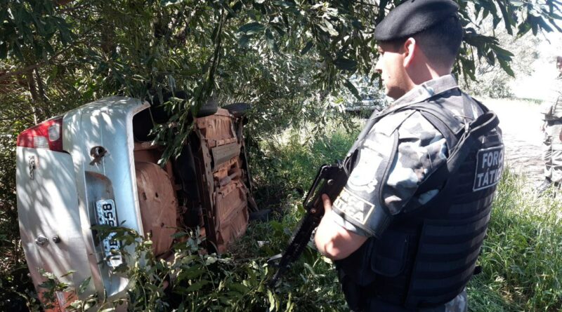 Ladrão de veículos sofre dois acidentes e vai para o presídio