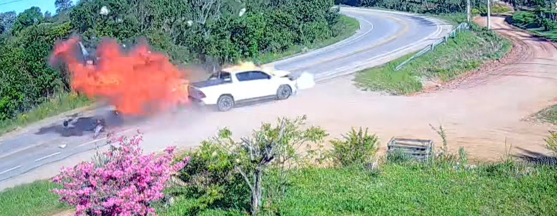 Grave acidente é registrado na localidade de Bela Vista, em Chuvisca (Confira vídeo do momento do acidente)