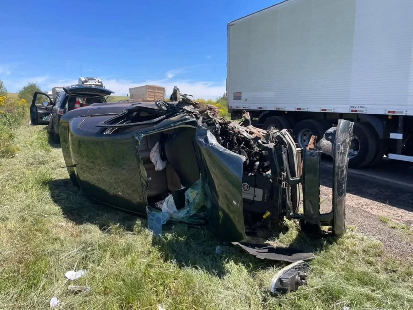 Acidente deixa trânsito lento na BR-285 entre Carazinho e Saldanha Marinho