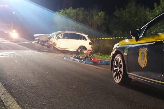 Homem morre em colisão frontal na BR-392, no Noroeste do RS