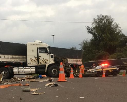 Identificada vítima fatal de acidente ocorrido ontem na BR 386 em Sarandi