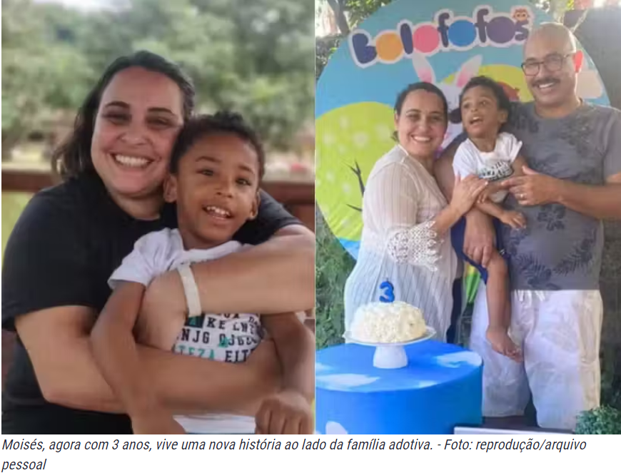 Bebê com paralisia cerebral é adotado depois de ser abandonado dentro de mochila