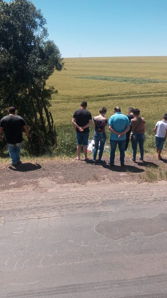 Saída de pista é registrada na BR 285 em Passo Fundo