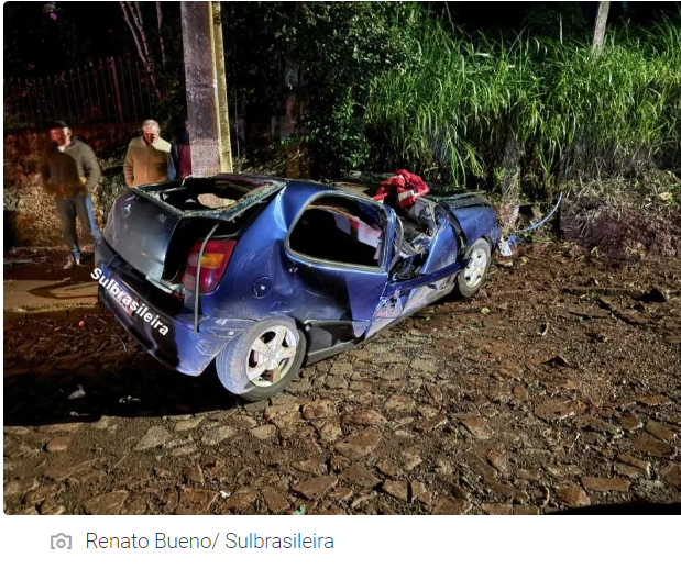 Grave acidente é registrado na área urbana de Panambi
