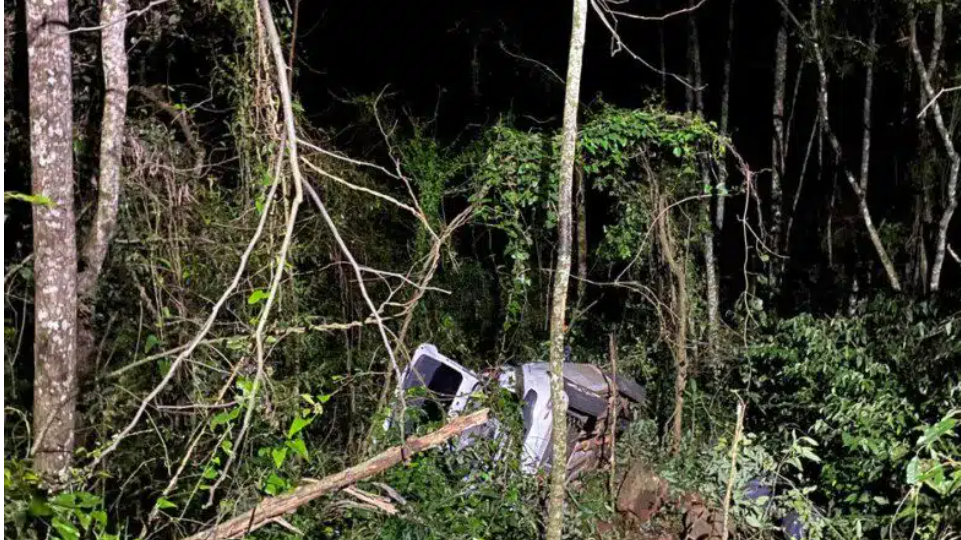 Cinco pessoas ficam feridas em acidente na BR 158 em Panambi