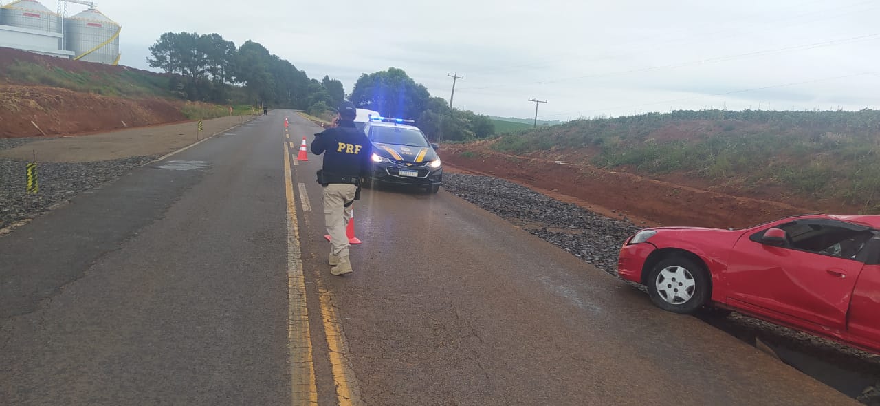 PRF atende acidente com morte em Palmeira das Missões/RS