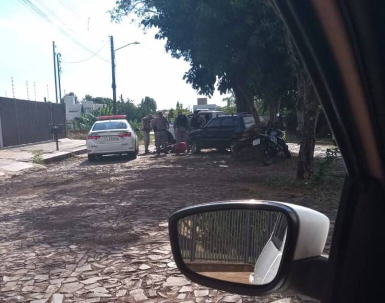 Homem suspeito de atear fogo em residência é preso pela BM em Santo Ângelo