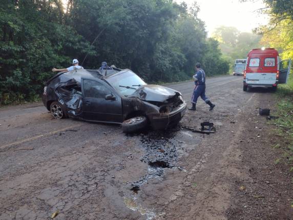 Jovem morre em grave acidente na RS-587 em Rodeio Bonito