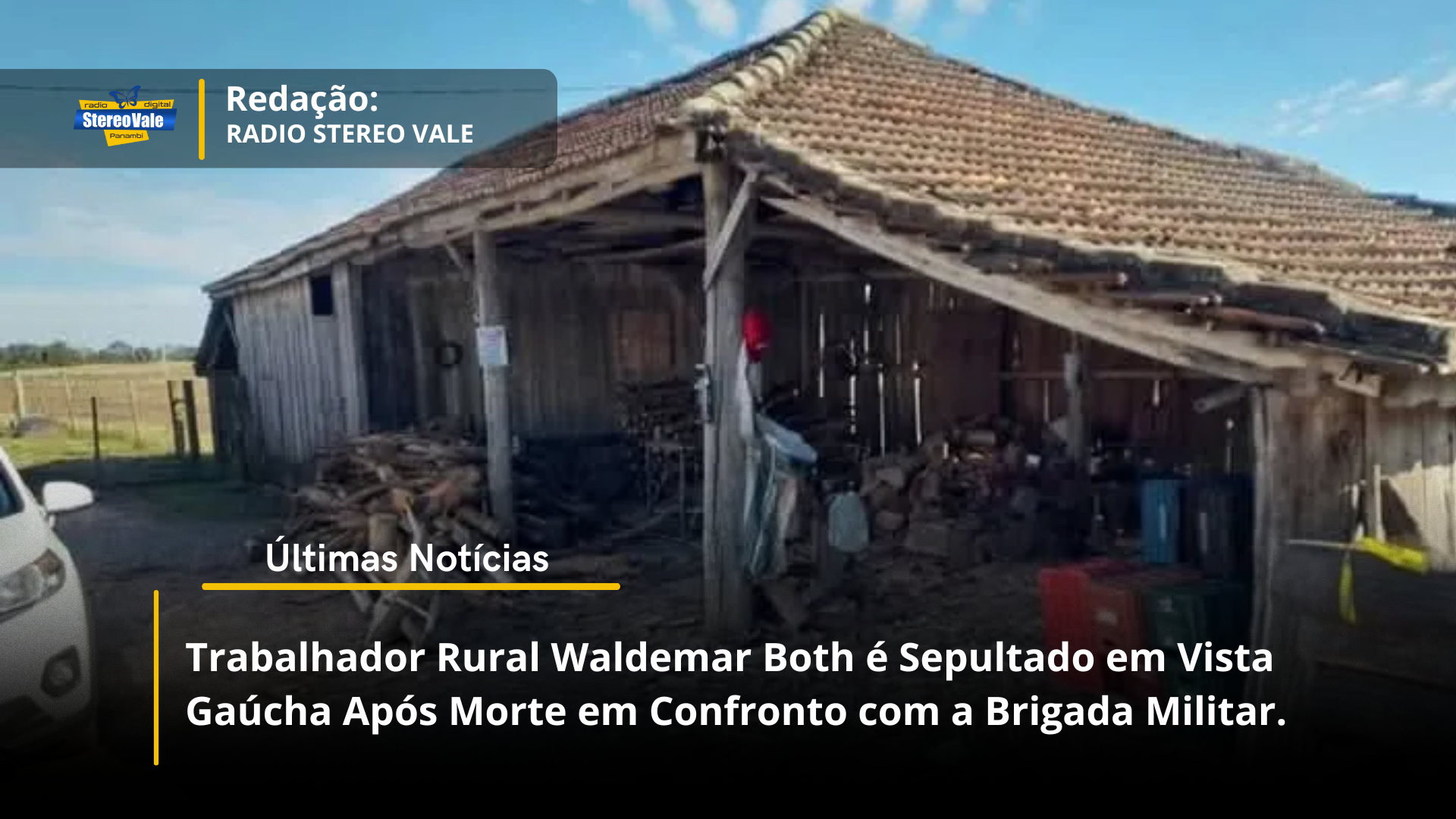 Trabalhador Rural Waldemar Both é Sepultado em Vista Gaúcha Após Morte em Confronto com a Brigada Militar