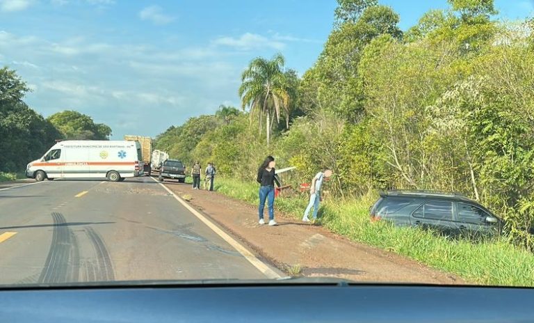 Acidente de quarta-feira(27) em São Martinho envolveu três veículos e deixa dois feridos