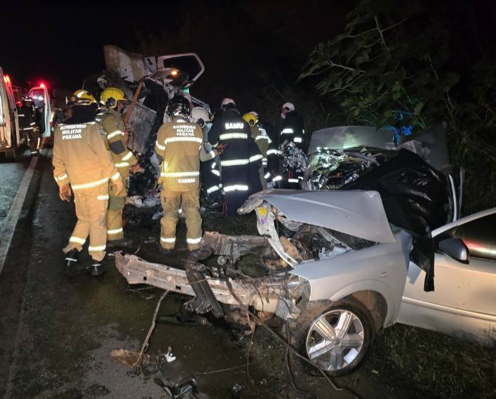 Tragédia no Paraná: Pai, mãe e filha morrem em acidente após jantar do Dia dos Namorados