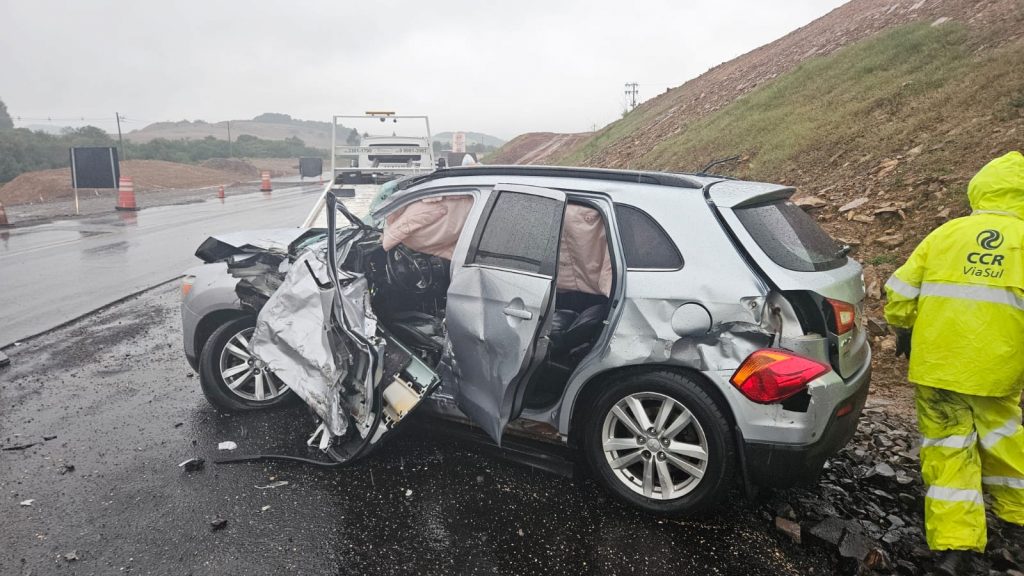 Acidente de trânsito deixa duas pessoas feridas na BR-386 em Soledade