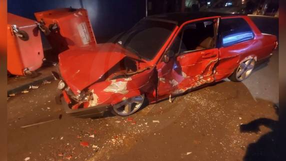 Acidente de trânsito é registrado no Centro de Passo Fundo