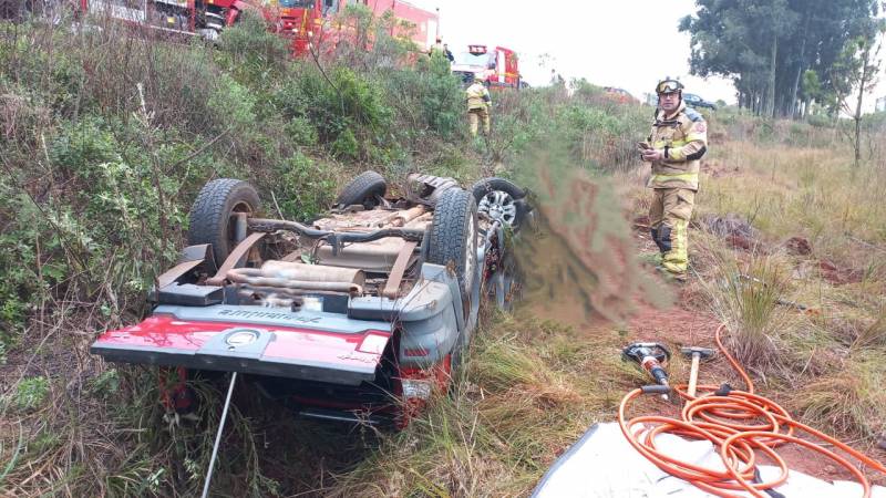 Acidente na BR-158 em Pejuçara deixa duas mulheres feridas
