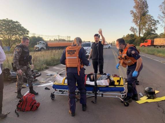 Gravíssimo acidente é registrado na RS-324 em Passo Fundo