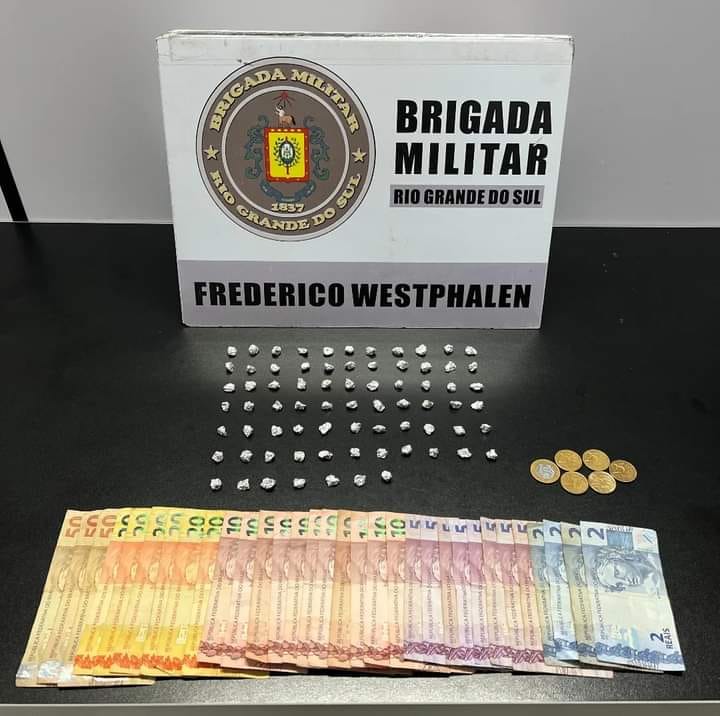 Brigada Militar prende mulher por tráfico de drogas em Frederico Westphalen