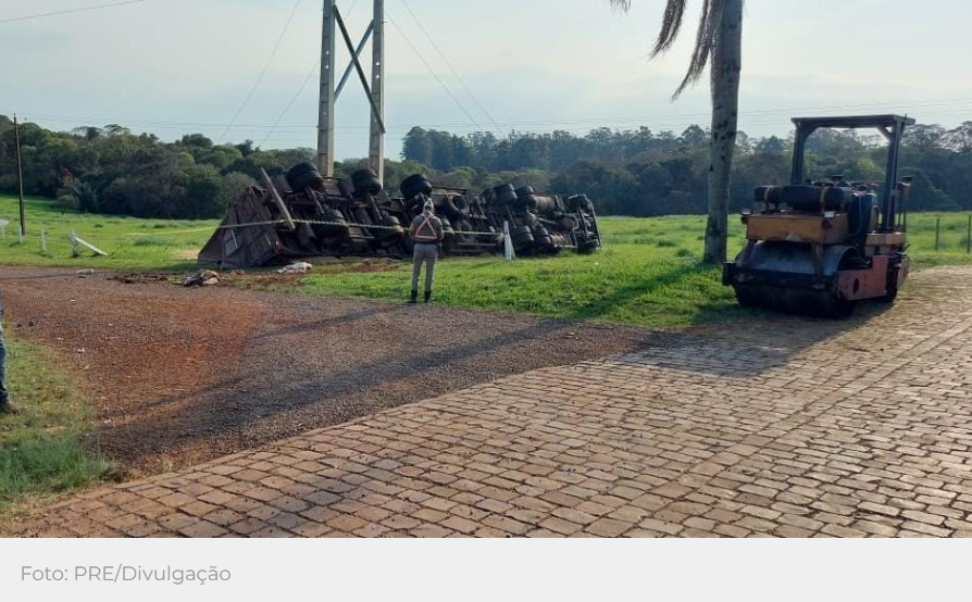 Acidente entre caminhões deixa uma vítima fatal na ERS-155, em Santo Augusto