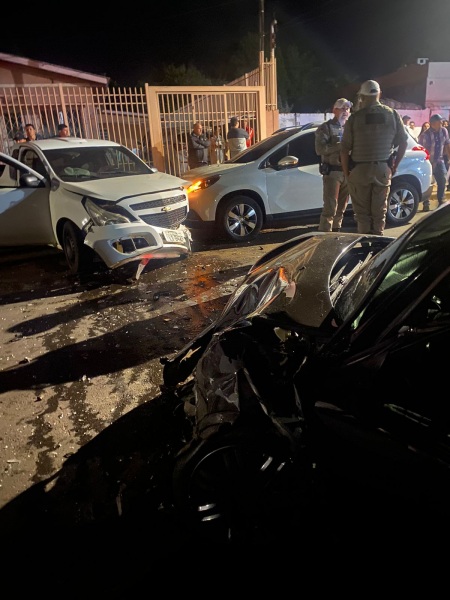 Acidente de trânsito com um ferido na noite do domingo em Cruz Alta