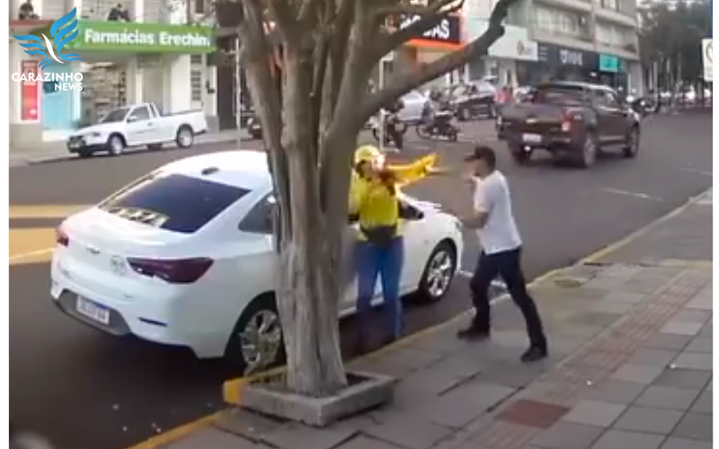 Monitora de estacionamento é agredida por homem em Erechim