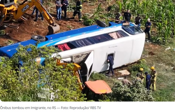 UFSM divulga lista com os 26 sobreviventes em acidente com ônibus da universidade