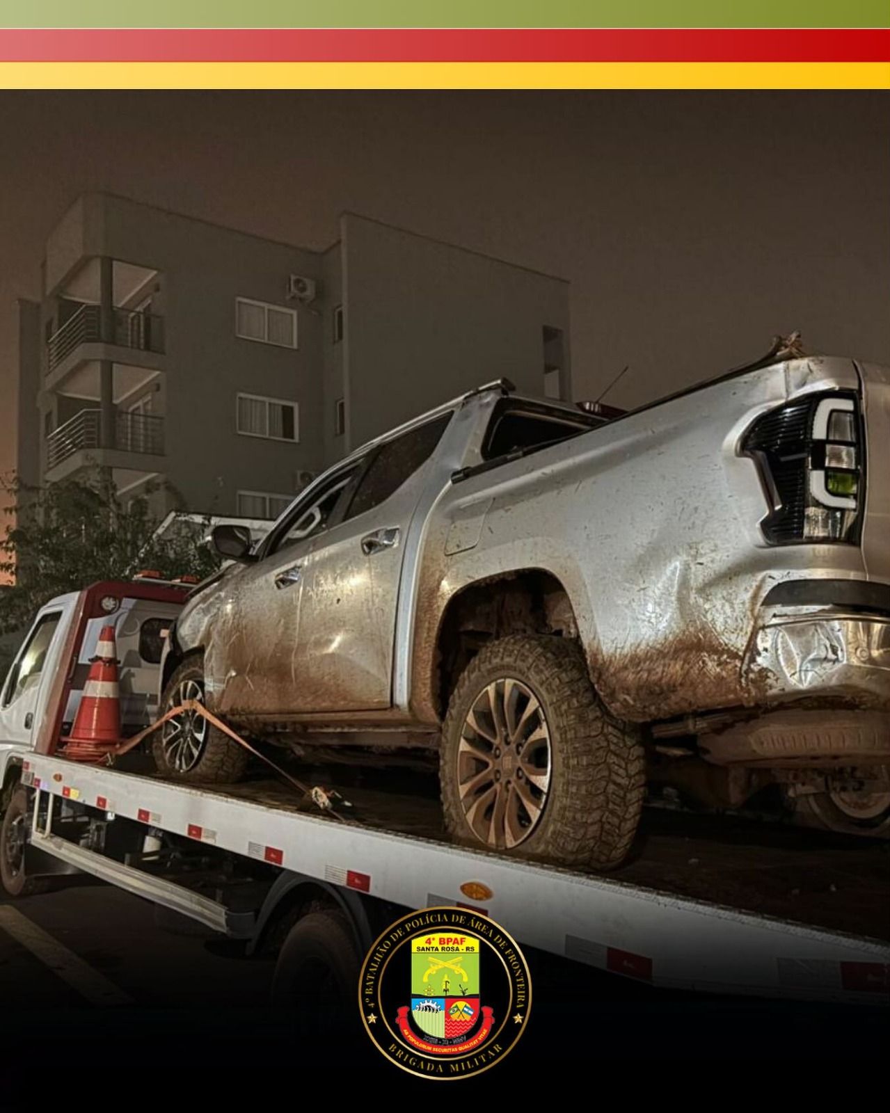 Brigada Militar prende dois homens e recupera veículo furtado em Tucunduva