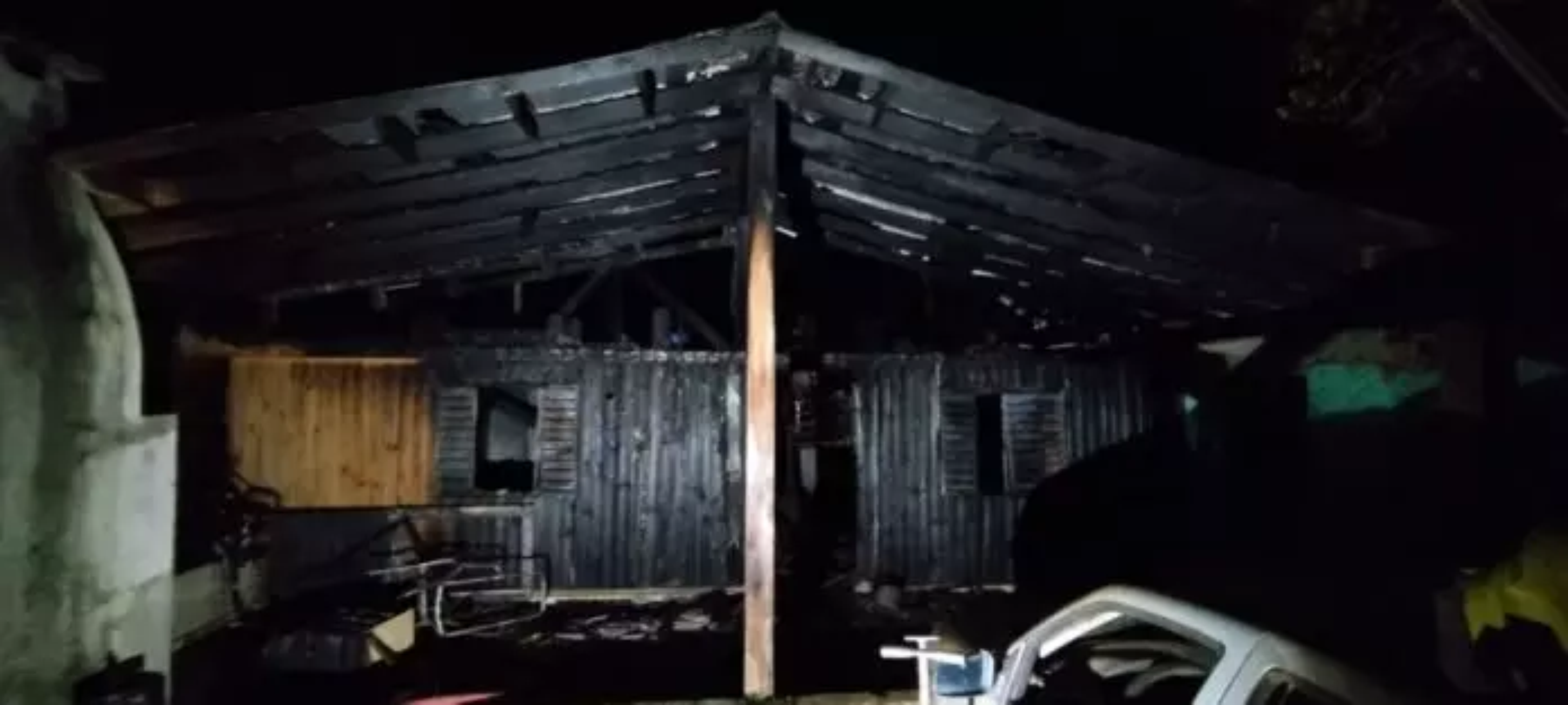 Mulher grávida é salva de incêndio em Santa Rosa