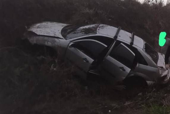 Saída de pista na RS-342 em Horizontina