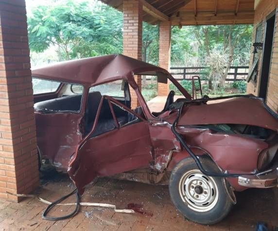 Grave acidente envolve dois veículos na BR-472 em Santa Rosa