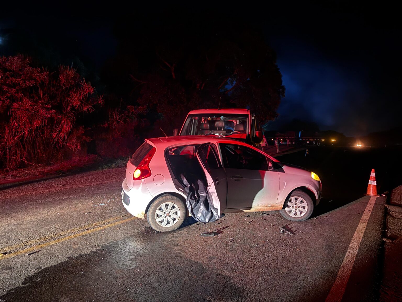 Acidente com vítima fatal na BR 158 em Pejuçara