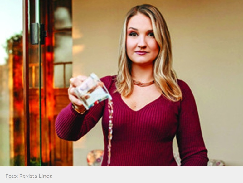 Jovem que fez chá de revelação de traição vira capa de revista no Rio Grande Sul