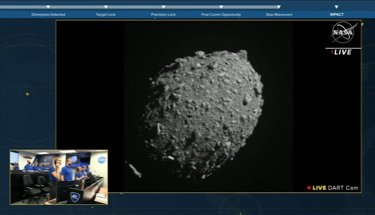 Nasa colide nave com asteroide para testar defesa da Terra