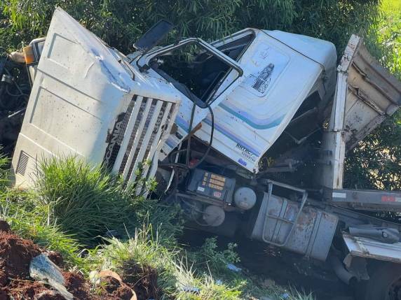 Acidente na RS-223, trevo de acesso a Ibirubá