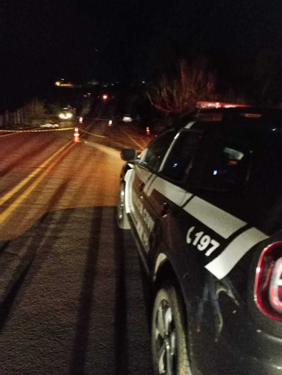 Acidente com vítima fatal na ERS-472 em Vista Alegre