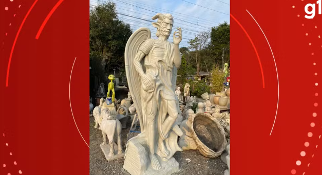 Estátua de Lúcifer que vai ser instalada em Gravataí custou R$ 35 mil, diz representante de ordem religiosa