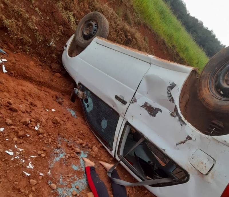 Duas mulheres e uma criança ficam feridas em acidente no interior de São Miguel das Missões