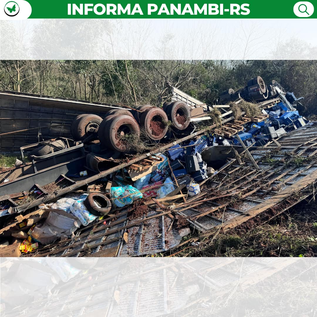Acidente na BR-285 entre Panambi e Santa Bárbara do Sul