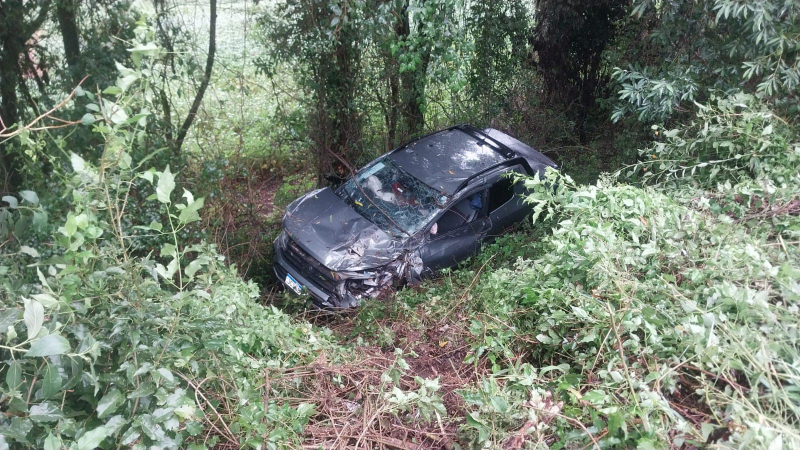 Acidente na ERS-342 deixa um ferido em estado grave
