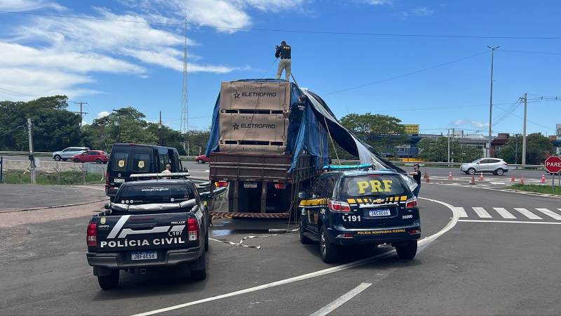 Polícia Civil e PRF apreendem mais de duas toneladas de maconha – Carga avaliada em R$ 2 milhões