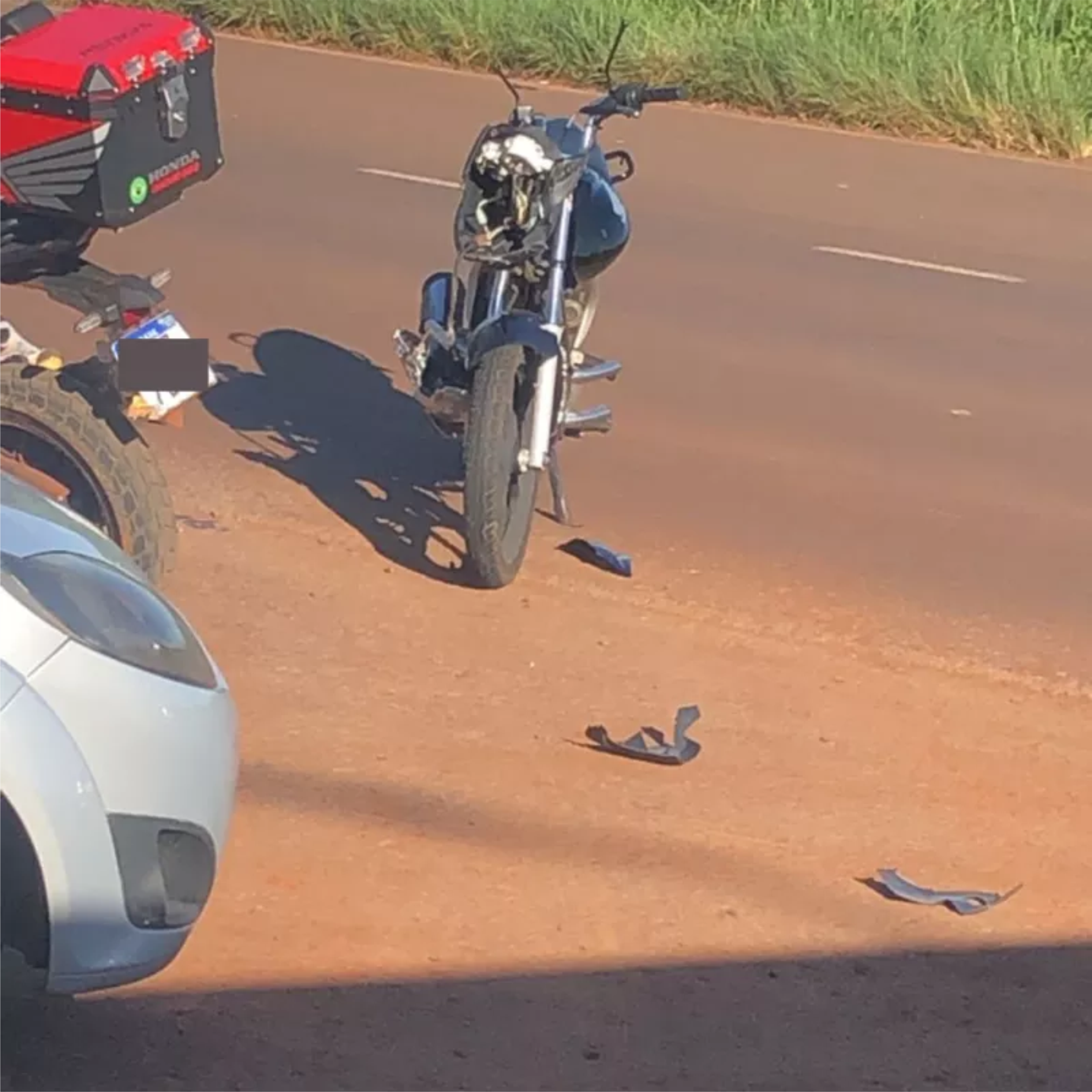 Acidente entre duas motos deixa mulher ferida em Santo Ângelo