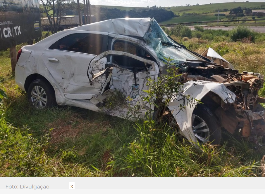 Veículo de prefeitura da região envolve-se em acidente na BR-468 em Palmeira das Missões.