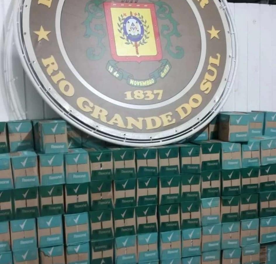 Brigada Militar realiza apreensão de produtos de origem estrangeira em Três Passos