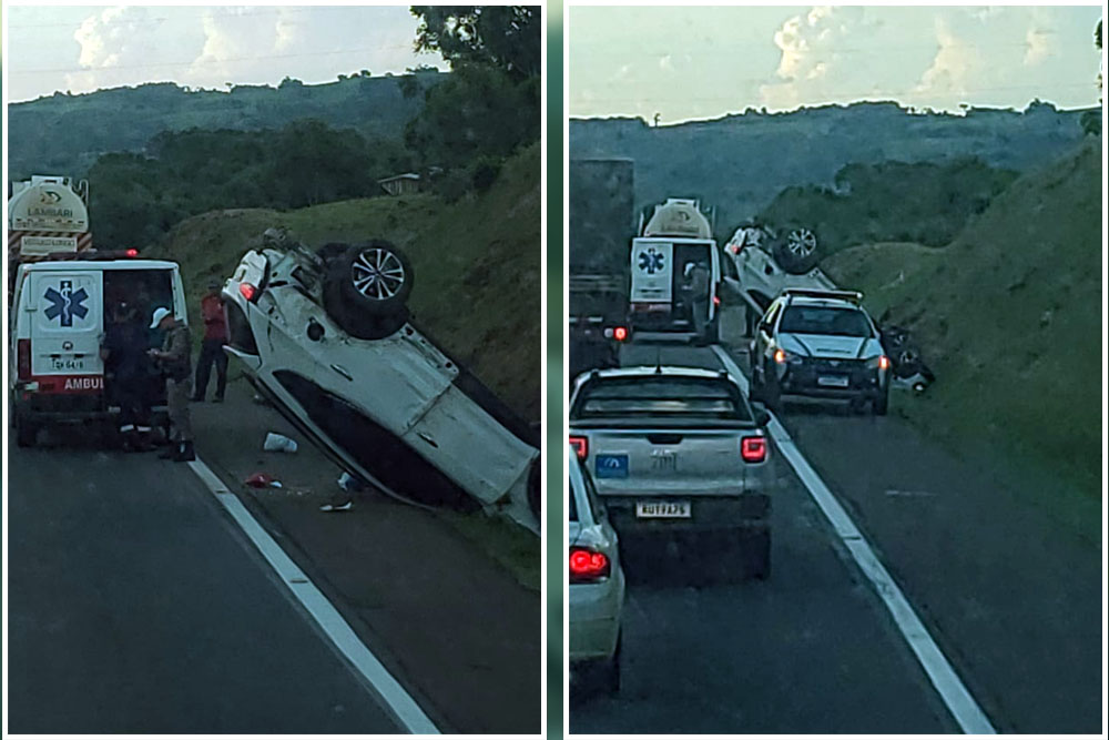 Colisão entre caminhão e carro de Ijuí é registrada na BR-386 em Soledade na tarde desta sexta-feira (20)