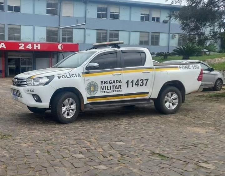 Filho é preso em flagrante após agredir o pai de 71 anos, em São Pedro do Sul