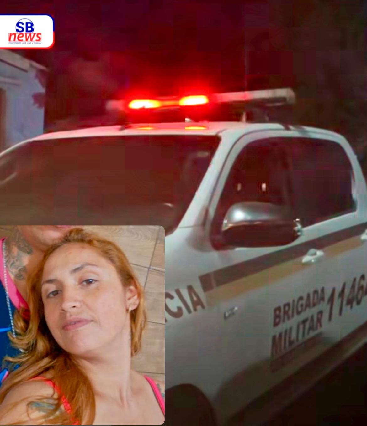 Mulher é morta a facadas na frente das filhas gêmeas em São Borja