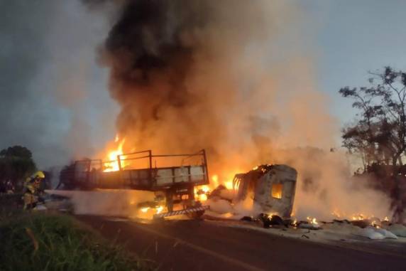 Identificada a vítima que morreu durante colisão entre dois caminhões na RS-168, em São Luiz Gonzaga