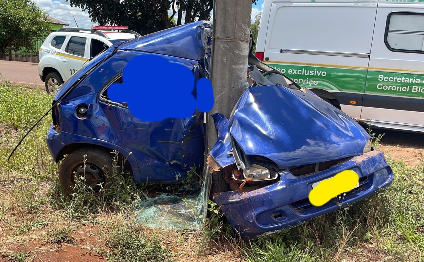 Acidente com vítima fatal na ERS-317 em Coronel Bicaco