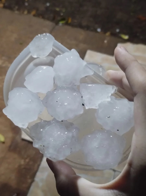 Tempestade com granizo abala Misiones e deixa danos em casas, lavouras e empresas