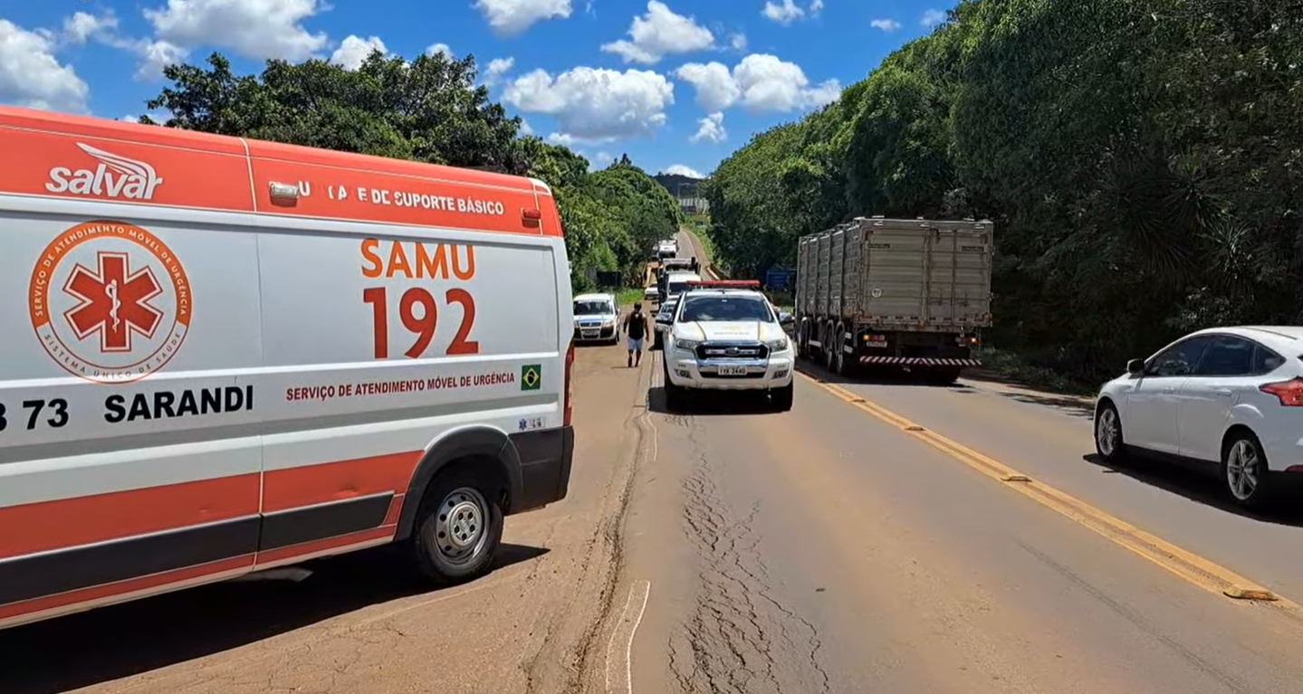 Cadeirante é atropelado na ERS 404 em Sarandi